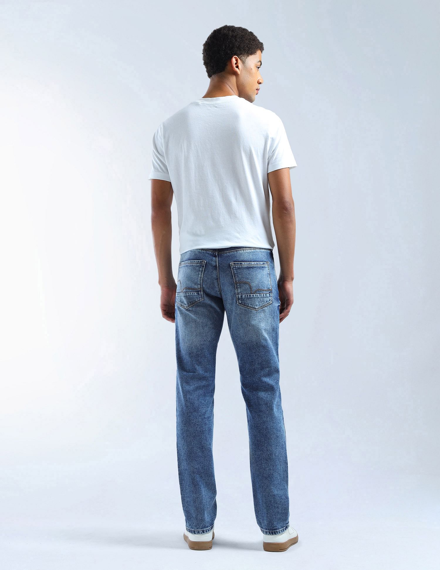 Flying Machine Freddie Slim Straight Fit Style Denim Jeans