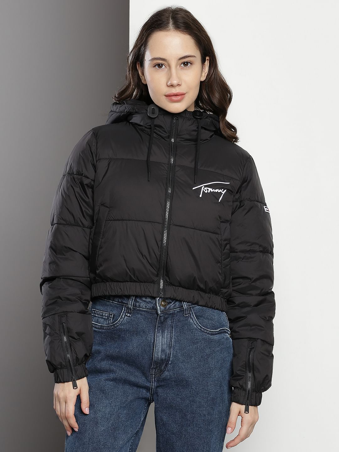 Tommy hilfiger signature on sale jacket