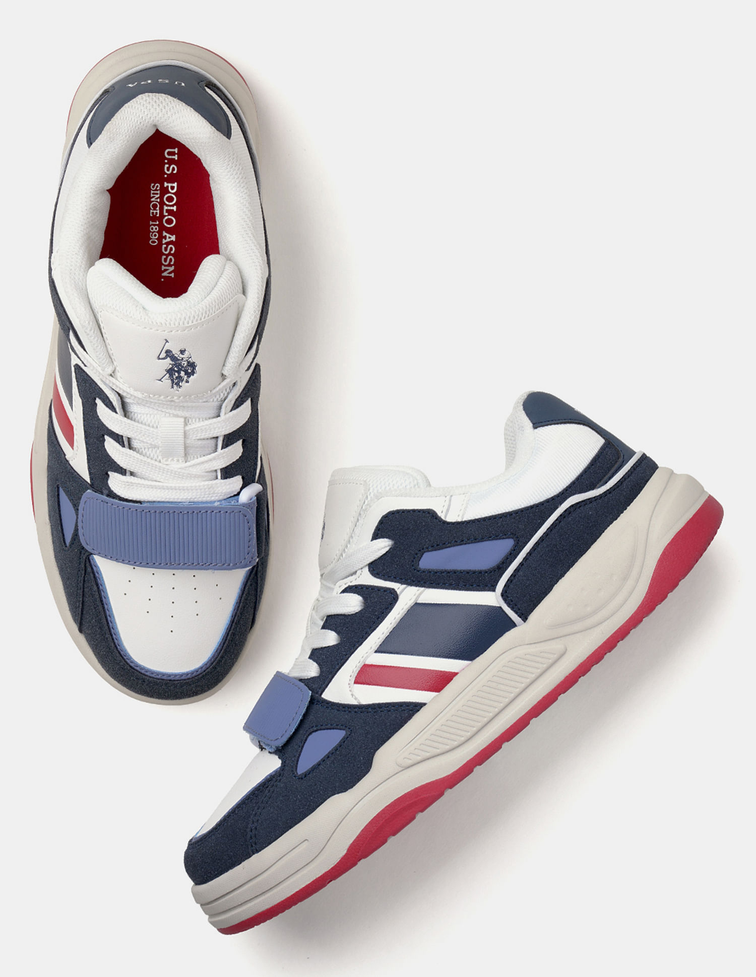 U.S. Polo Assn. Men Steven Colour Blocked Sneakers