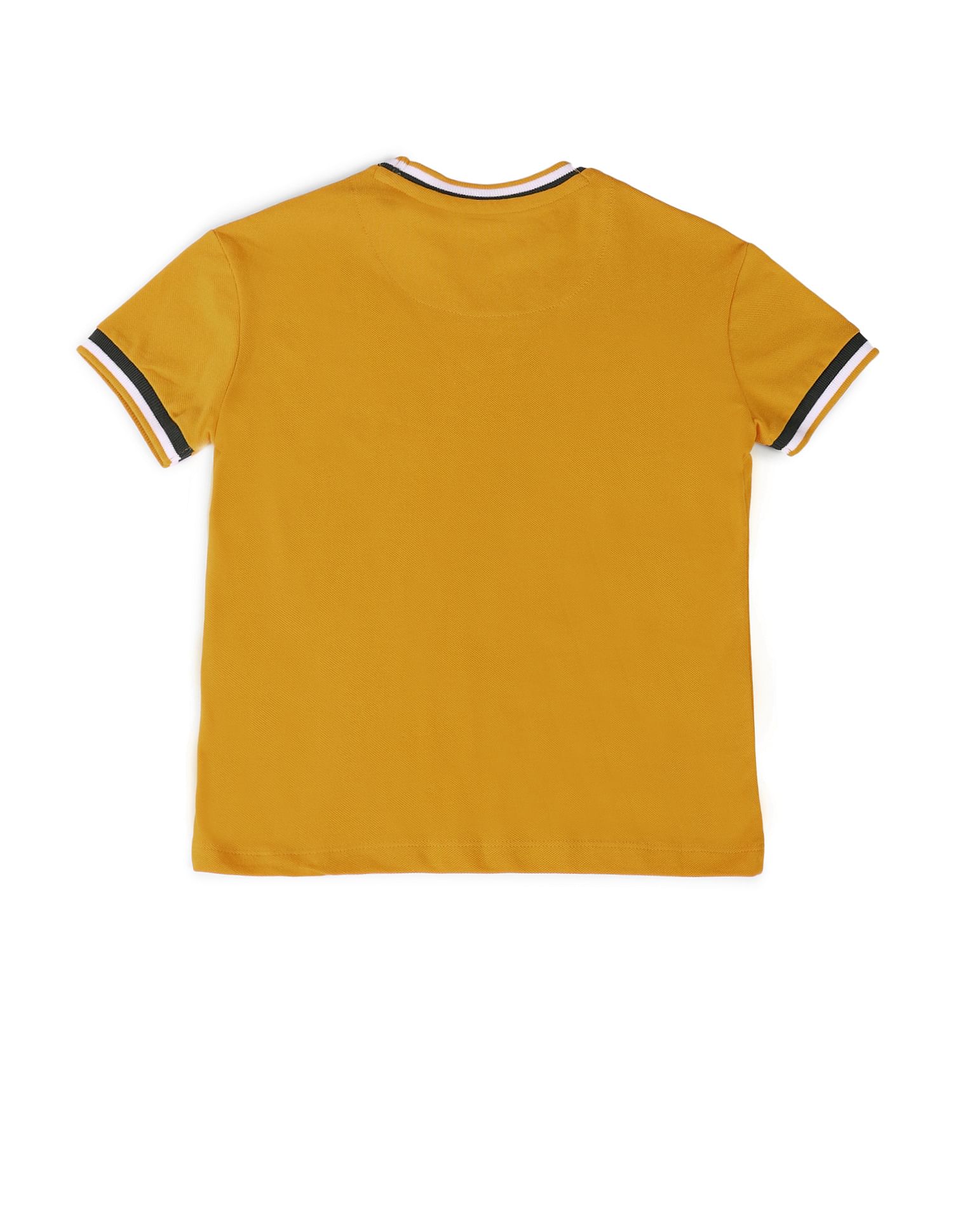 U.S. Polo Assn. Kids Boys Brand Printed Regular Fit T-Shirt
