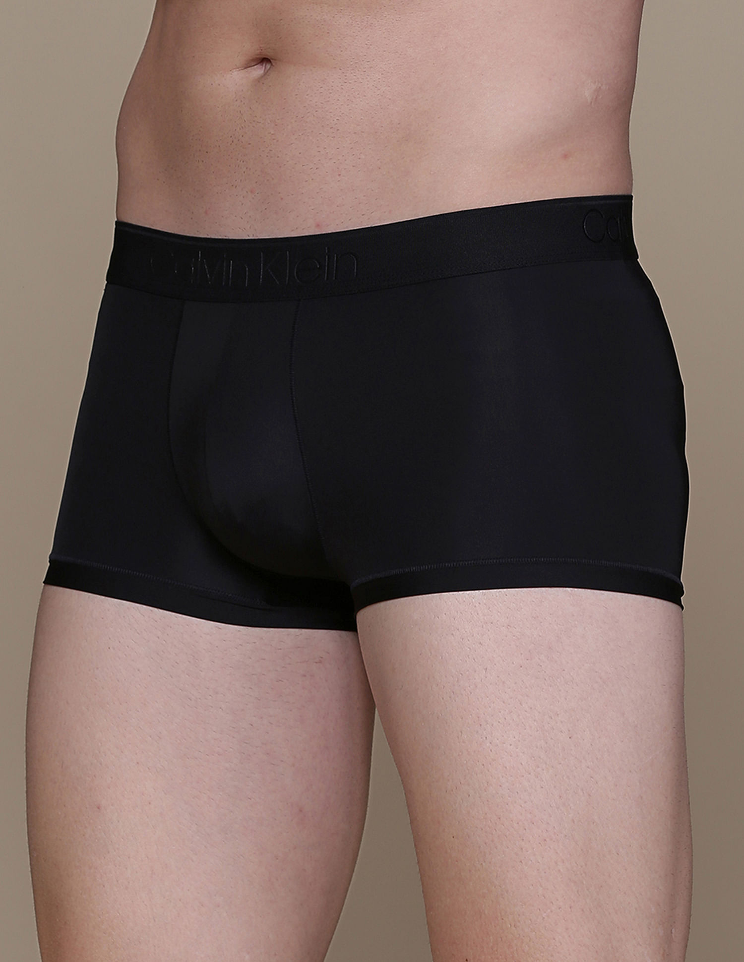 Buy Calvin Klein Underwear Men Black Luxurious Microfiber Solid
