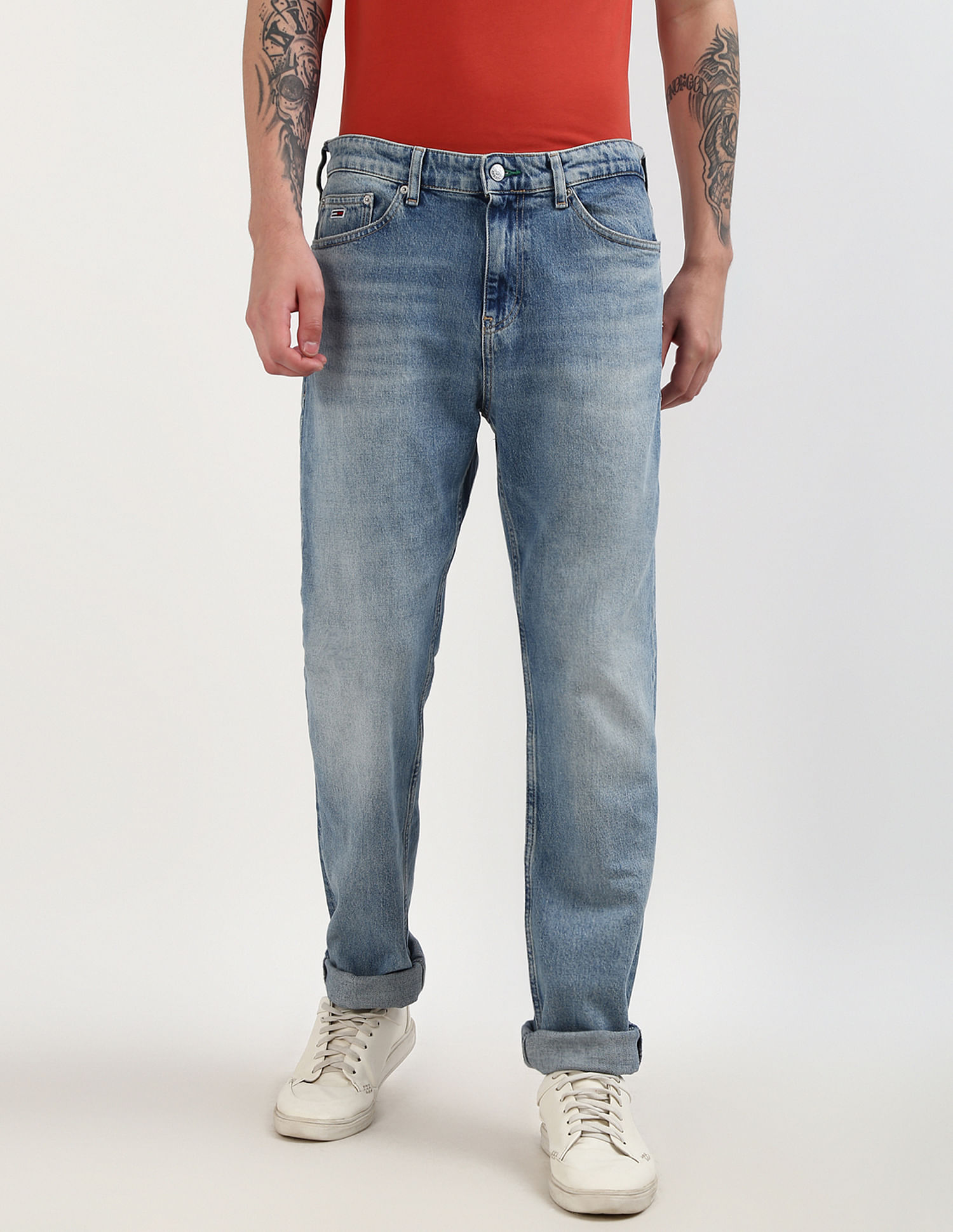 Tommy Hilfiger Mid Rise Rayan Straight Fit Jeans