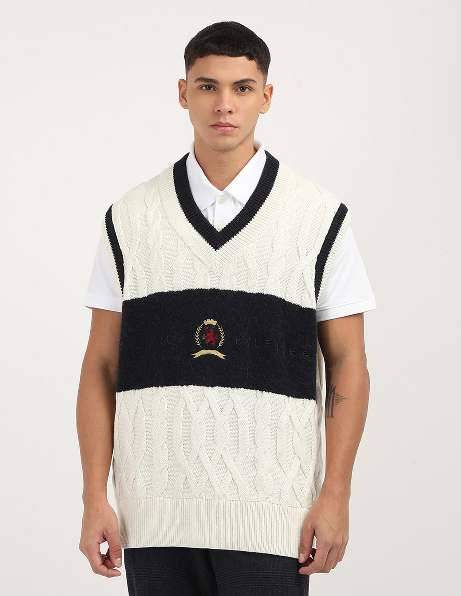 Tommy Hilfiger Cable Vest Sweater