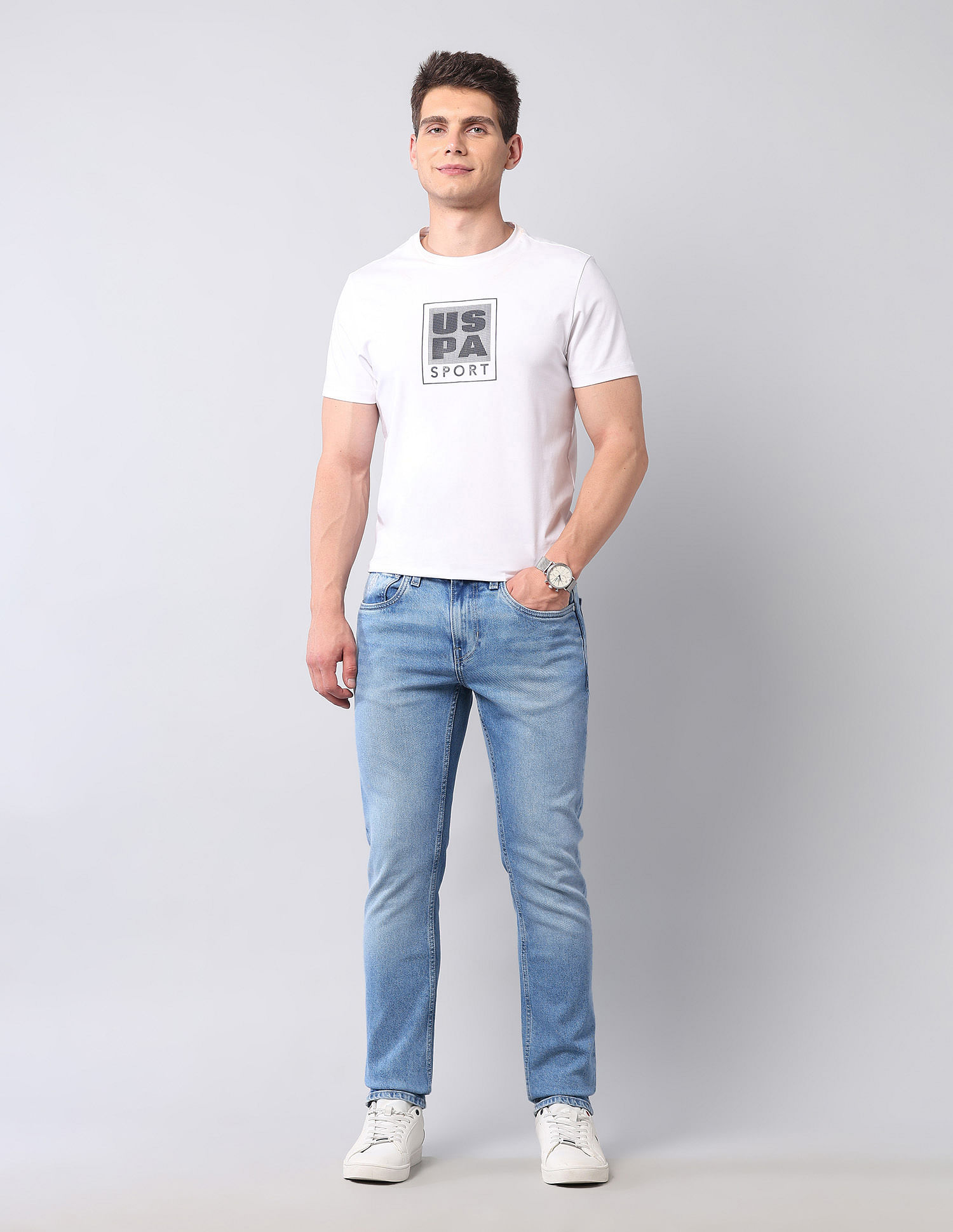 U.S. Polo Assn. Denim Co. Regallo Skinny Fit Blue Jeans