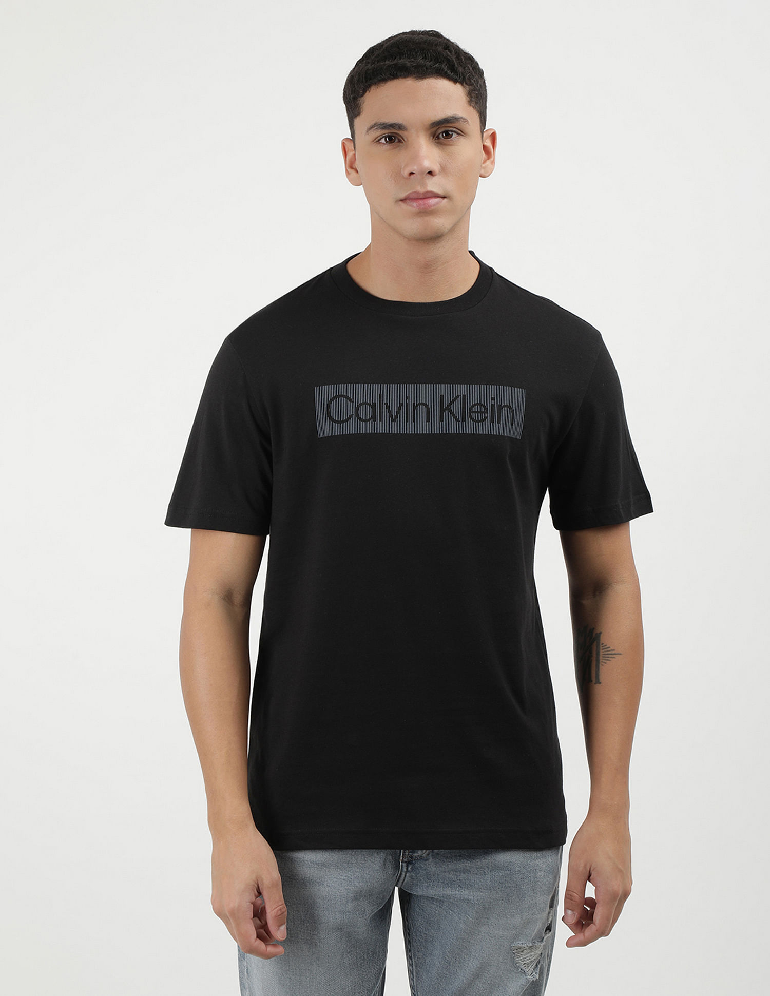 Calvin Klein Crew Neck Logo T-Shirt