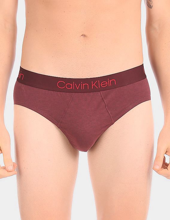 maroon calvin klein underwear