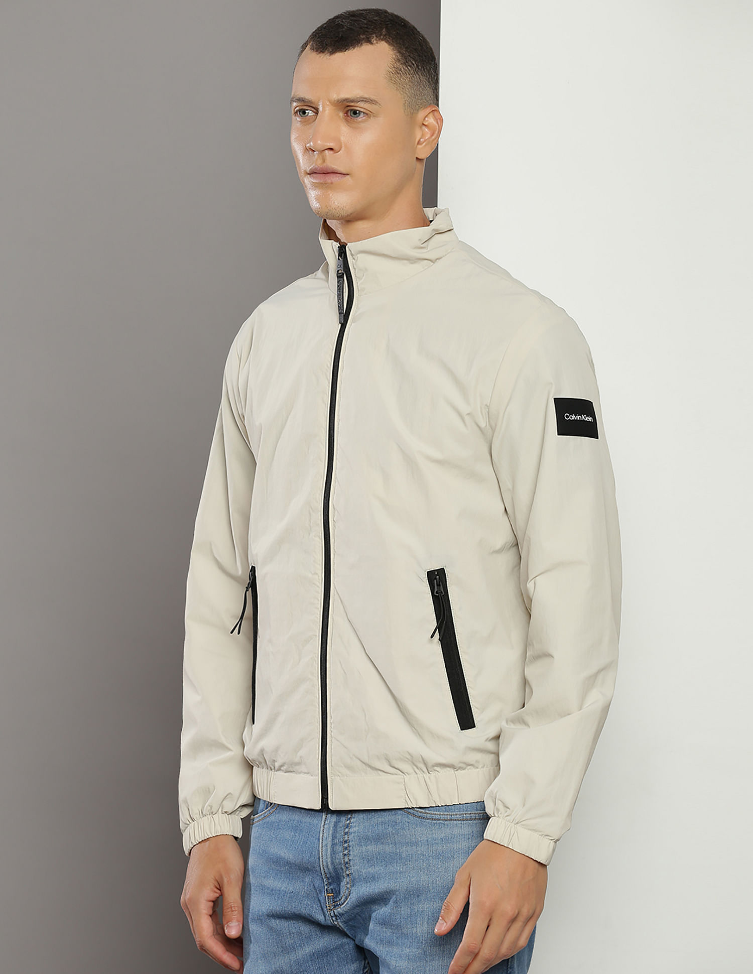 Buy Calvin Klein Recycled Nylon Crinkle Padded Jacket Buy Calvin Klein Recycled Nylon Crinkle Padded Jacket