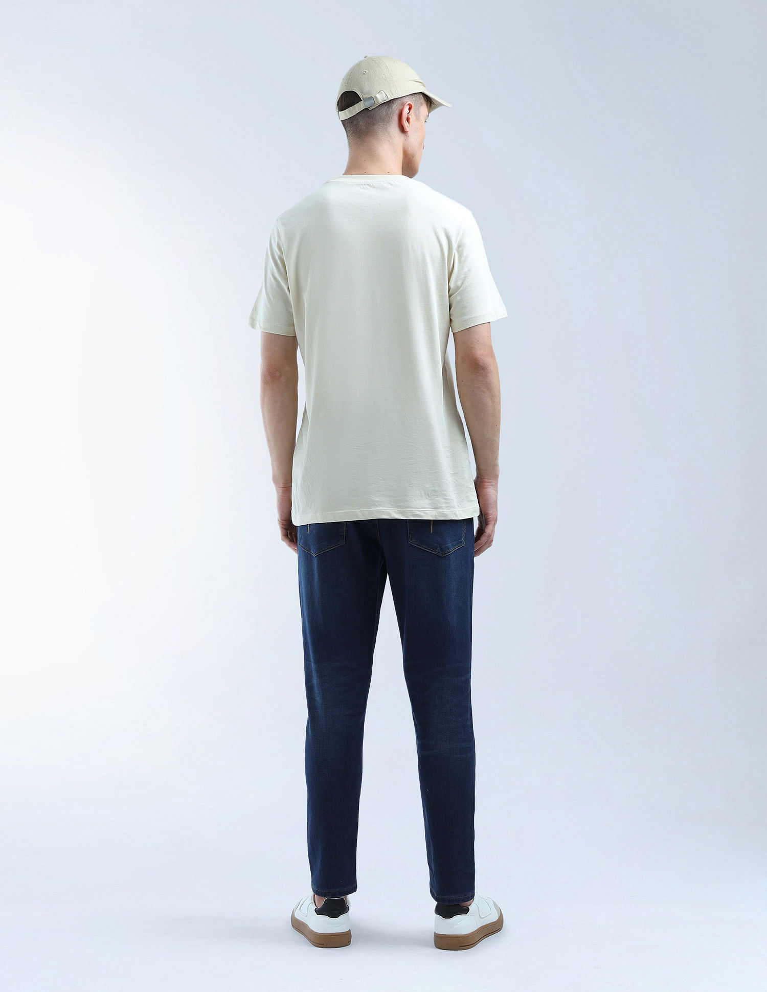 Flying Machine Flex Knit-Max Mankle Relaxed Tapered Jeans