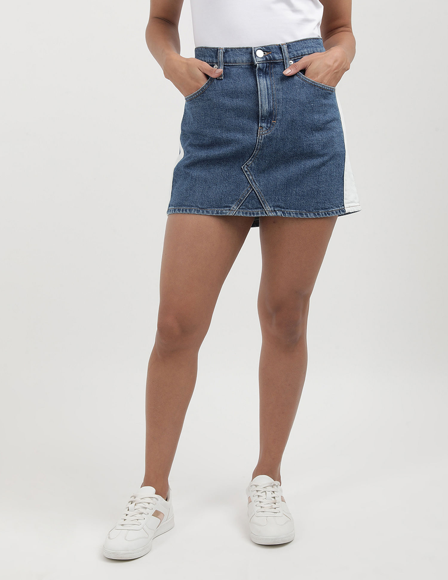 Tommy Hilfiger Washed Mini Skirt