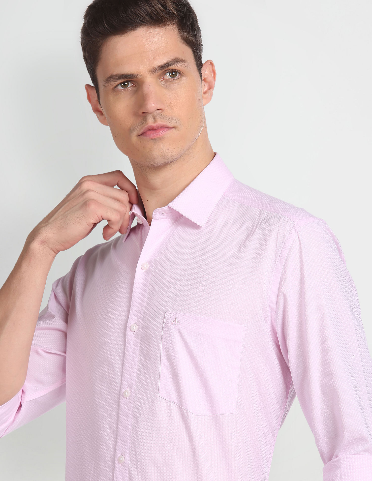 Arrow Manhattan Slim Fit Dobby Shirt