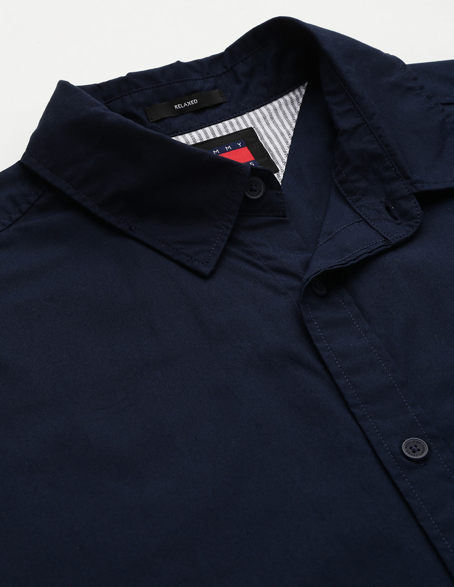 Tommy Hilfiger Solid Relaxed Fit Shirt