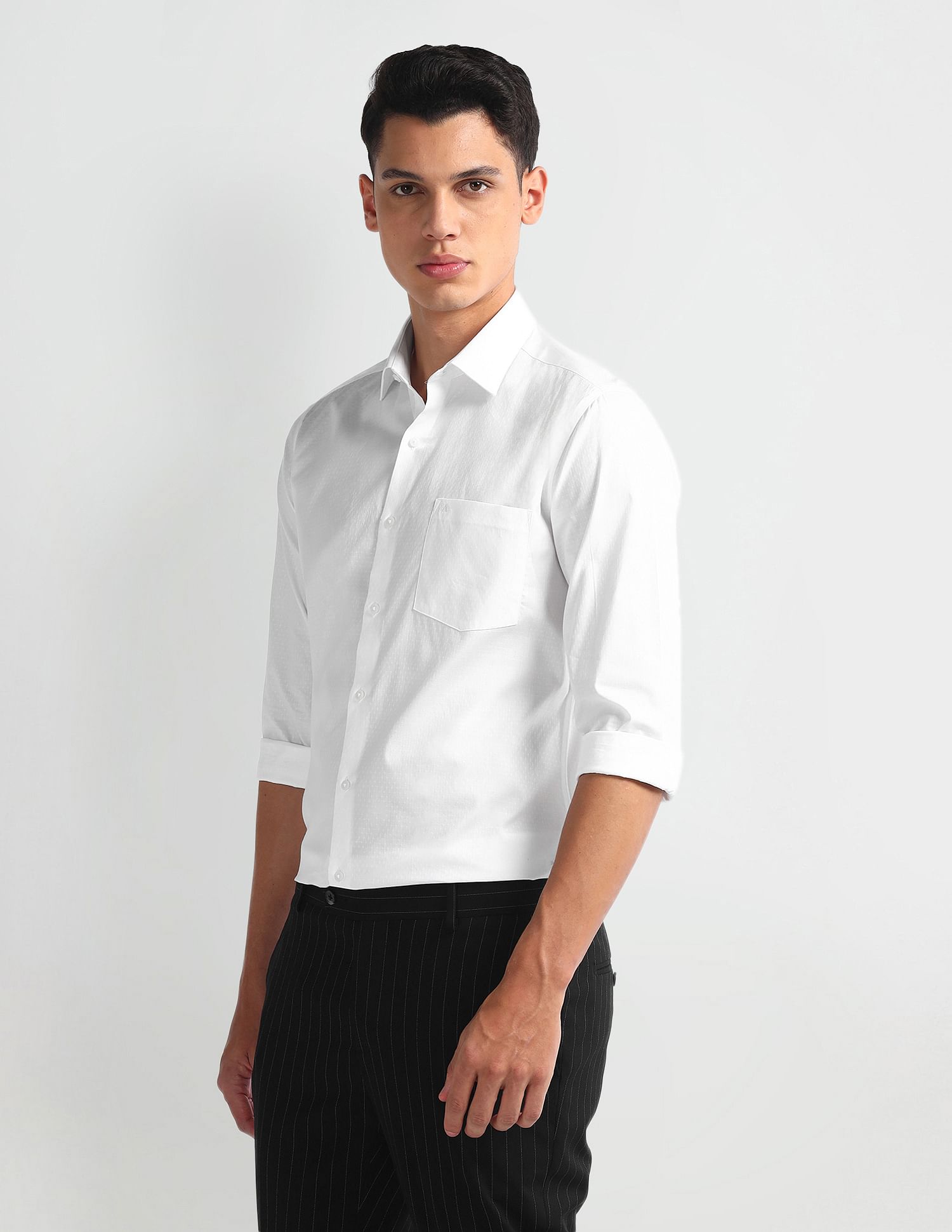 Arrow Manhattan Slim Cotton Shirt