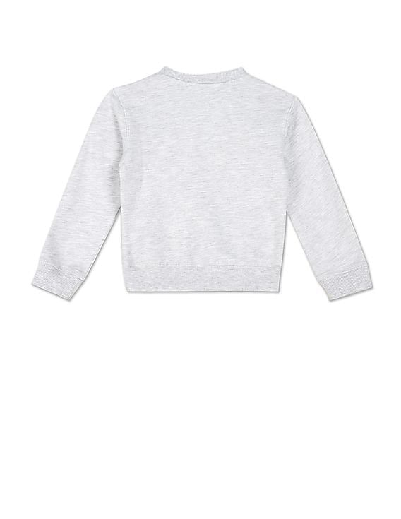 U.S. Polo Assn. Kids Long Sleeve Appliqued Logo Sweatshirt