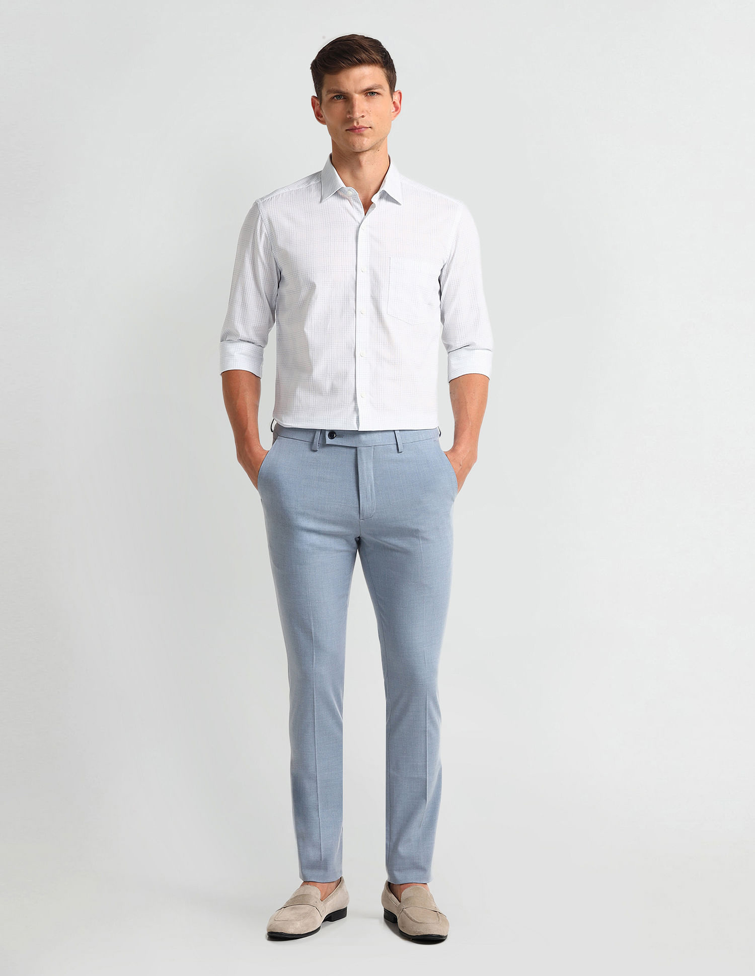 Arrow Manhattan Slim Dobby Shirt