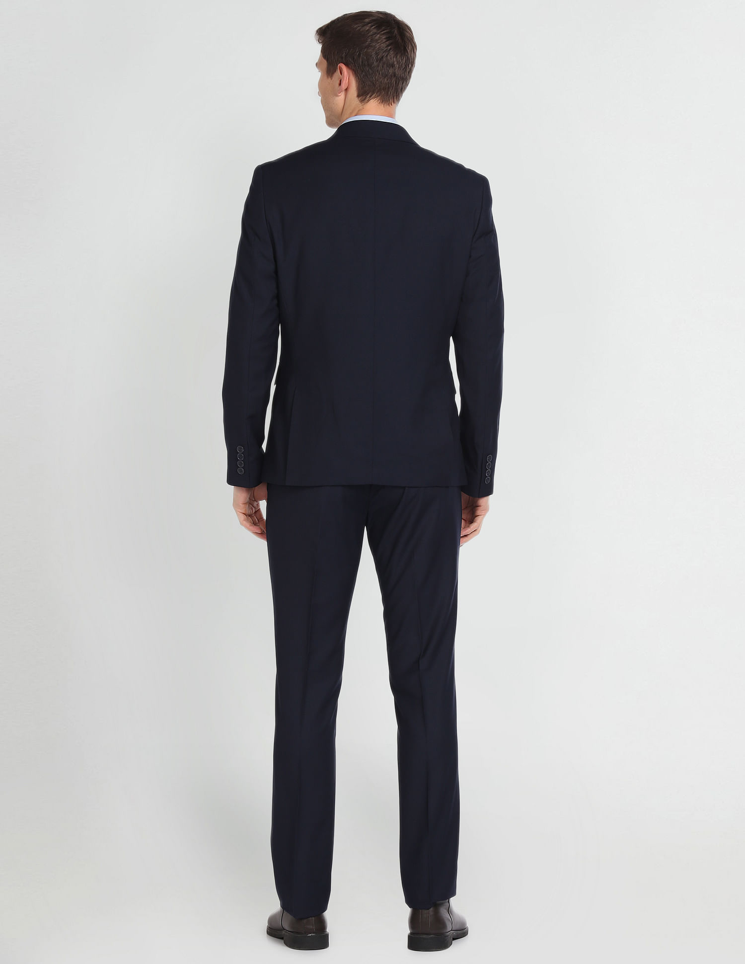 Arrow Dobby Hudson Tailored Fit Three Piece Suit