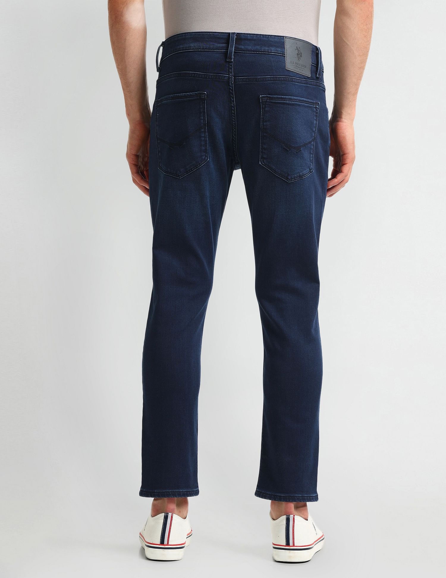 U.S. Polo Assn. Denim Co. Henry Tapered Cropped Fit Blue Jeans