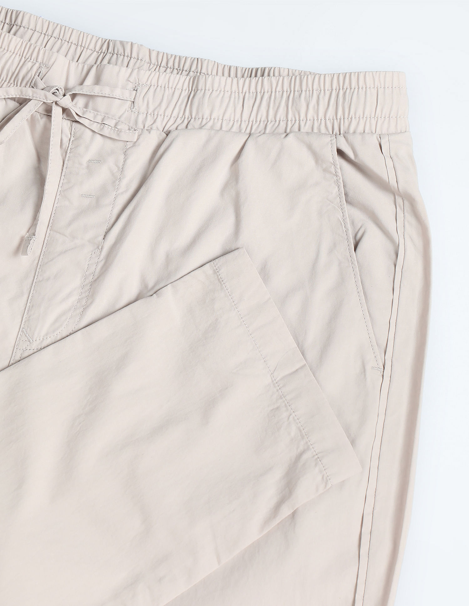 Flying Machine Cotton Solid Trousers
