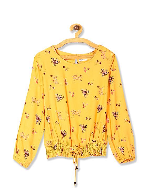 girls yellow top