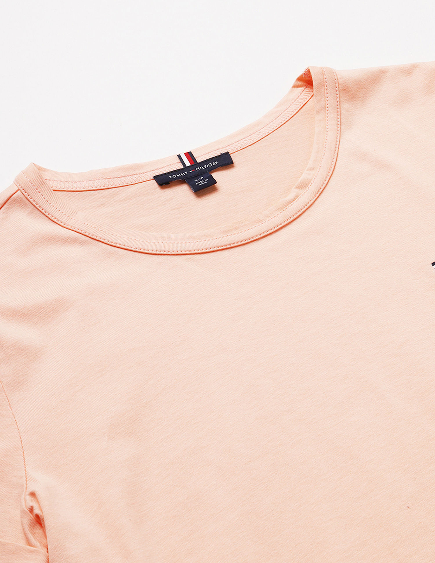 Tommy Hilfiger Crew Neck Solid T-Shirt Dress