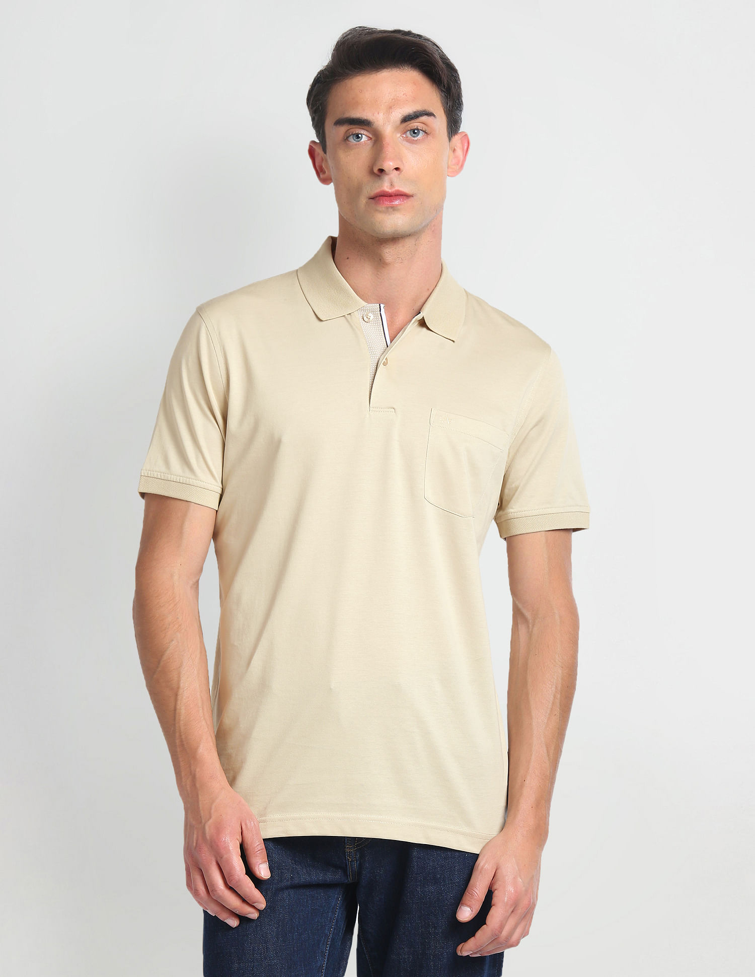 Arrow Mercerised Cotton Polo Shirt