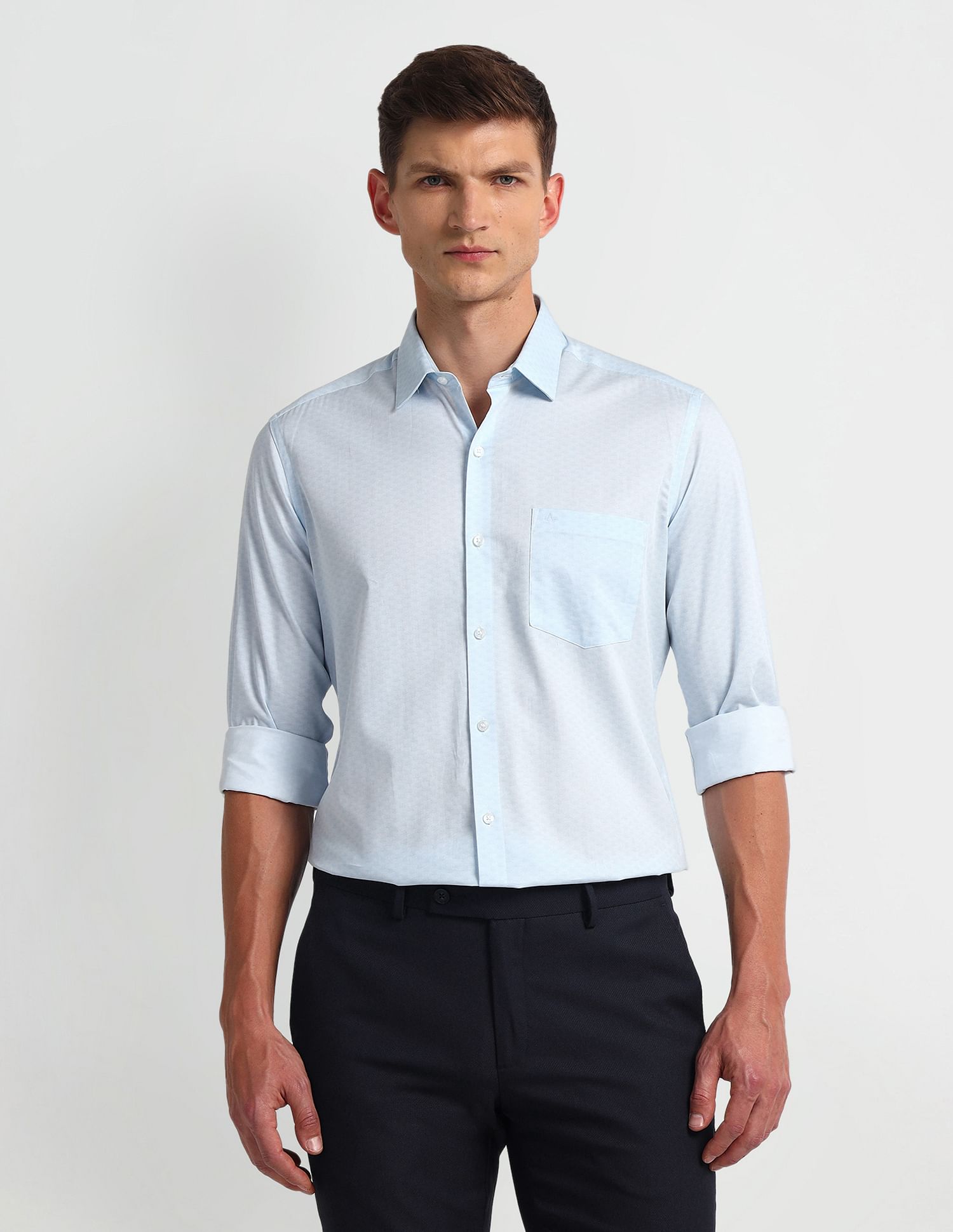 Arrow Manhattan Slim Fit Twill Shirt