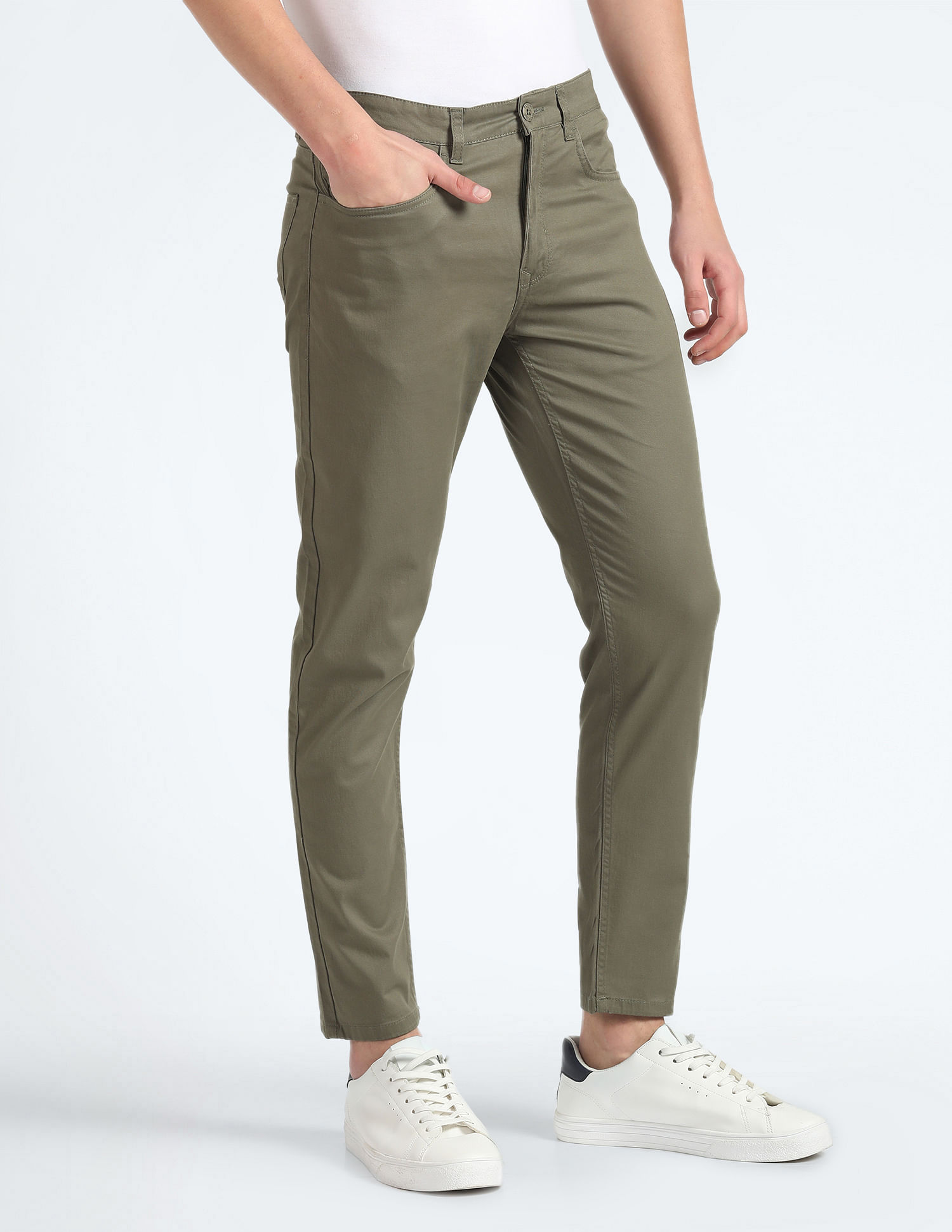 Solid Trousers - Buy Solid Trousers online in India