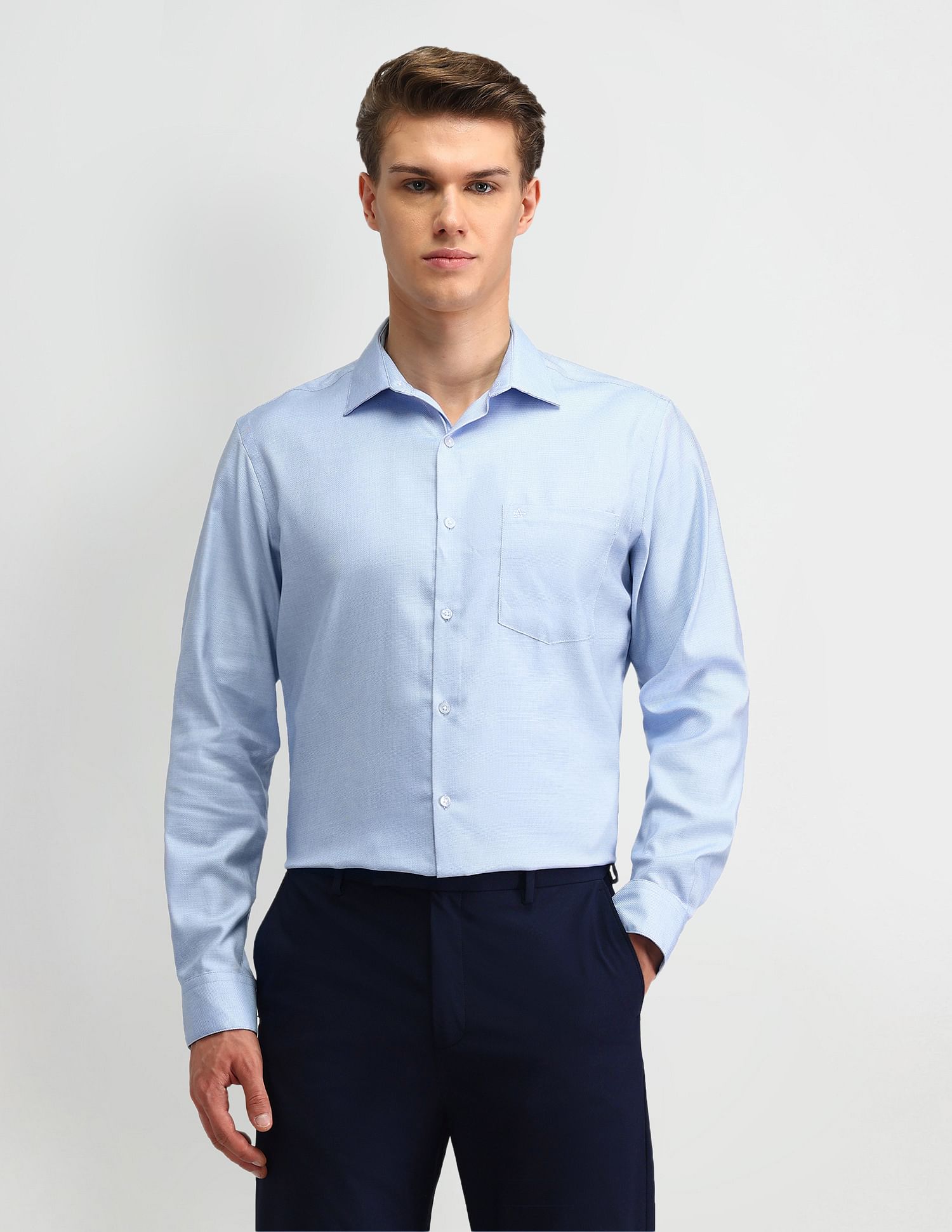 Arrow Dobby Solid Pattern Shirt