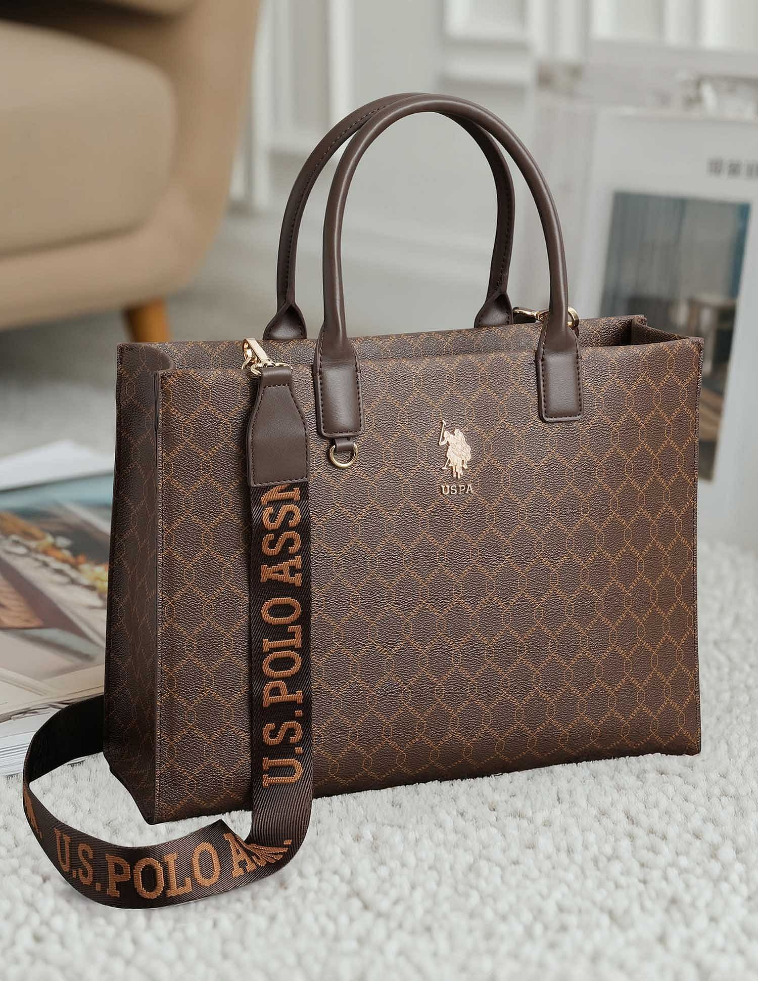 U.S. Polo Assn. Madison Monogram Tote Bag