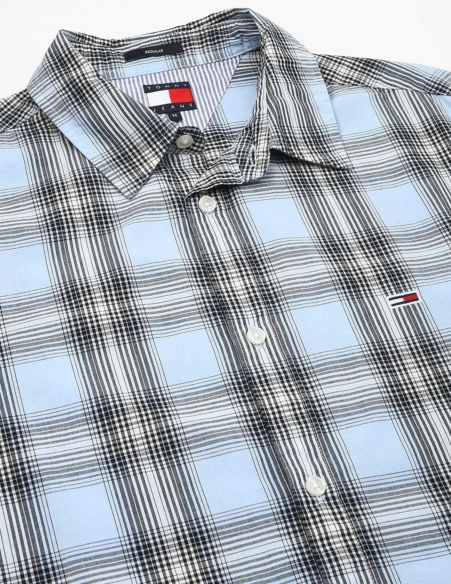 Tommy Hilfiger Checks Regular-Fit Woven Shirt