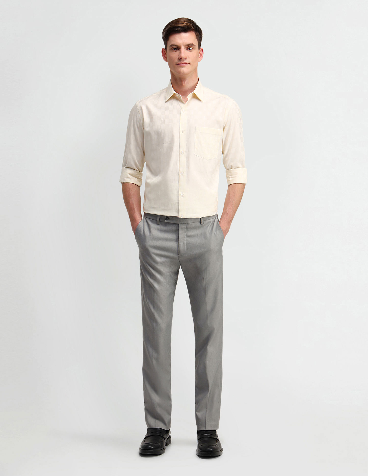 Arrow Glen Checks Cotton Shirt