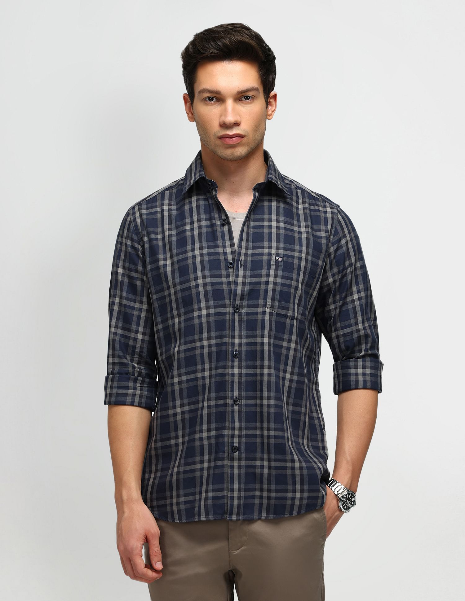 Arrow Sport Slim Fit Twill Shirt