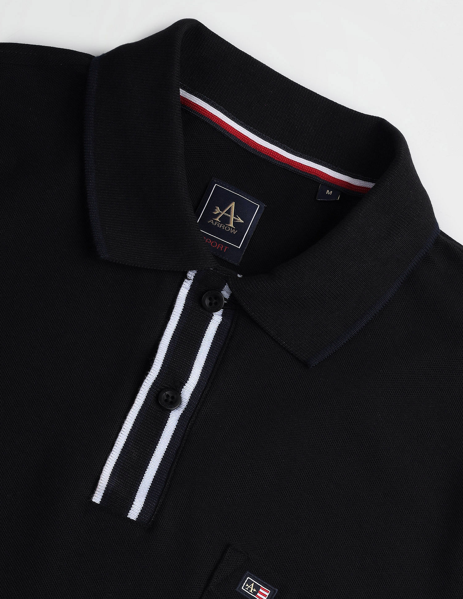 Arrow Sports Solid Pique Polo Shirt