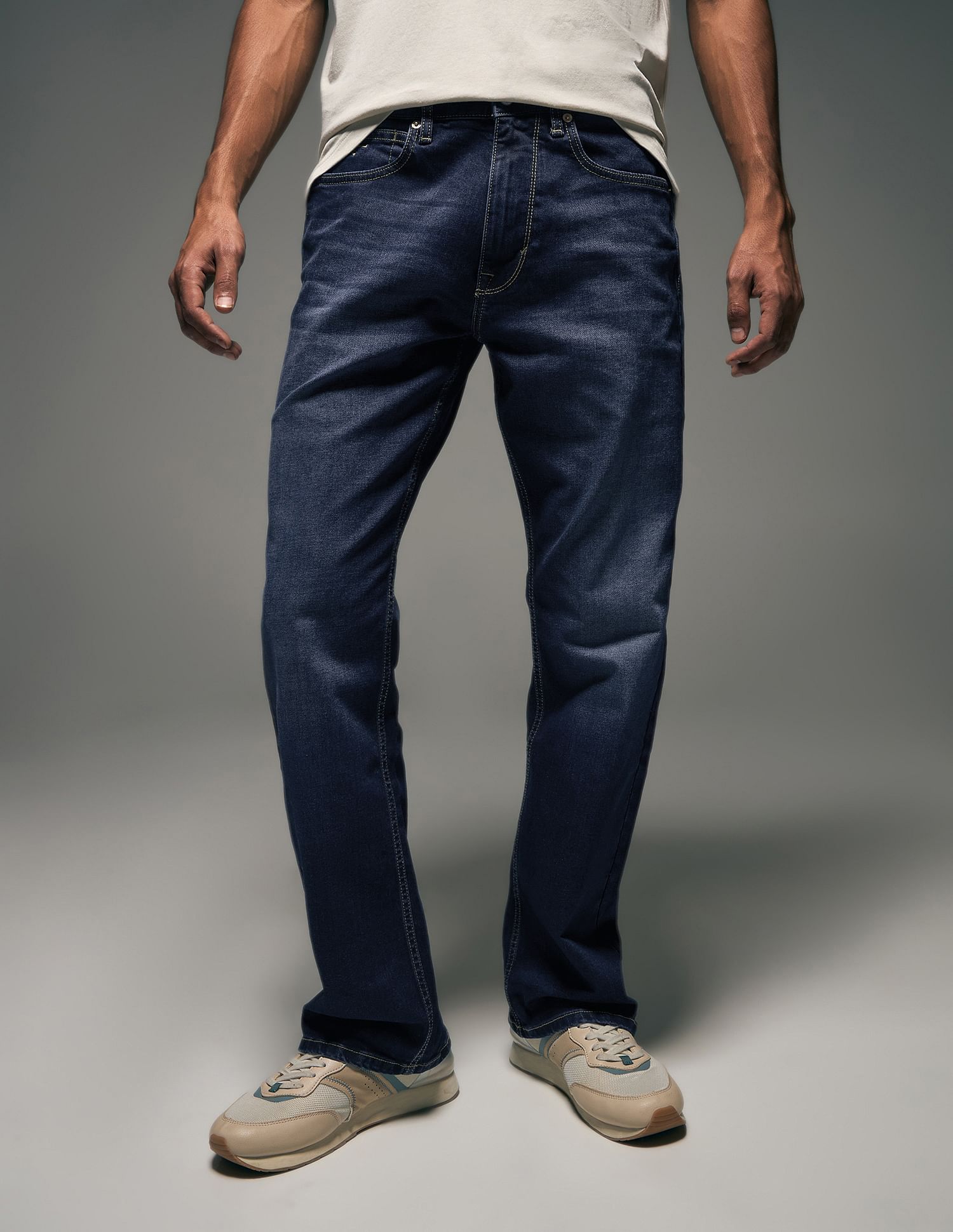 Flying Machine Bruce Bootcut Stretchable Jeans