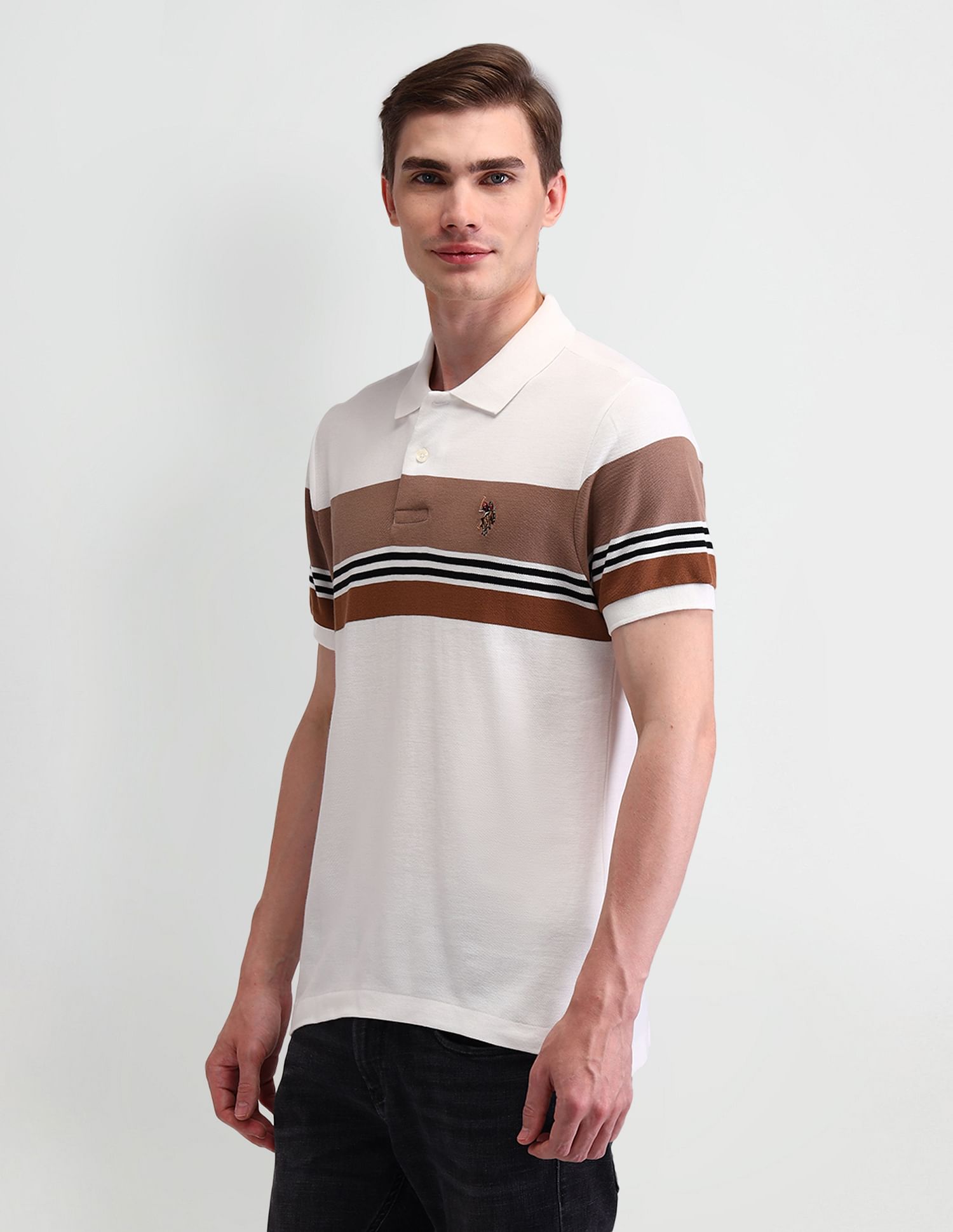 U.S. Polo Assn. Denim Co. Cotton Muscle Fit Polo Shirt