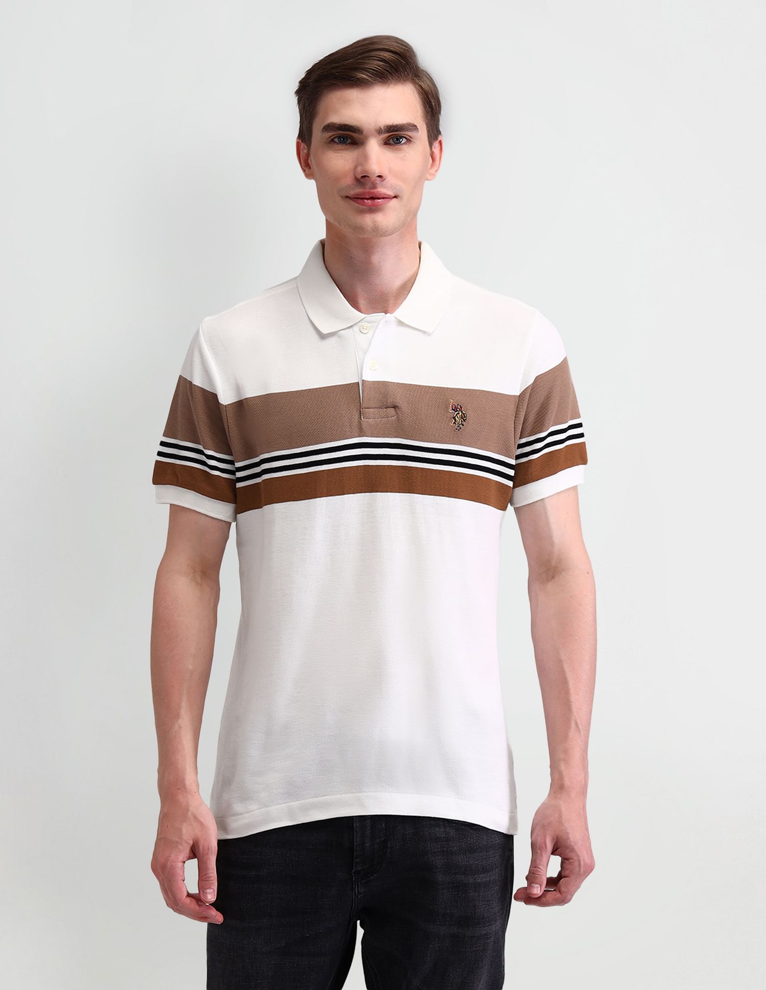 U.S. Polo Assn. Denim Co. Cotton Muscle Fit Polo Shirt
