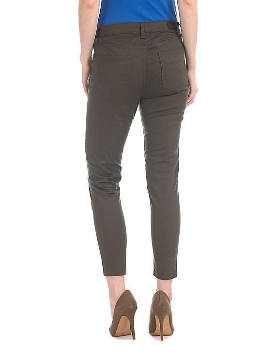 Aeropostale High Waist Cropped Jeans