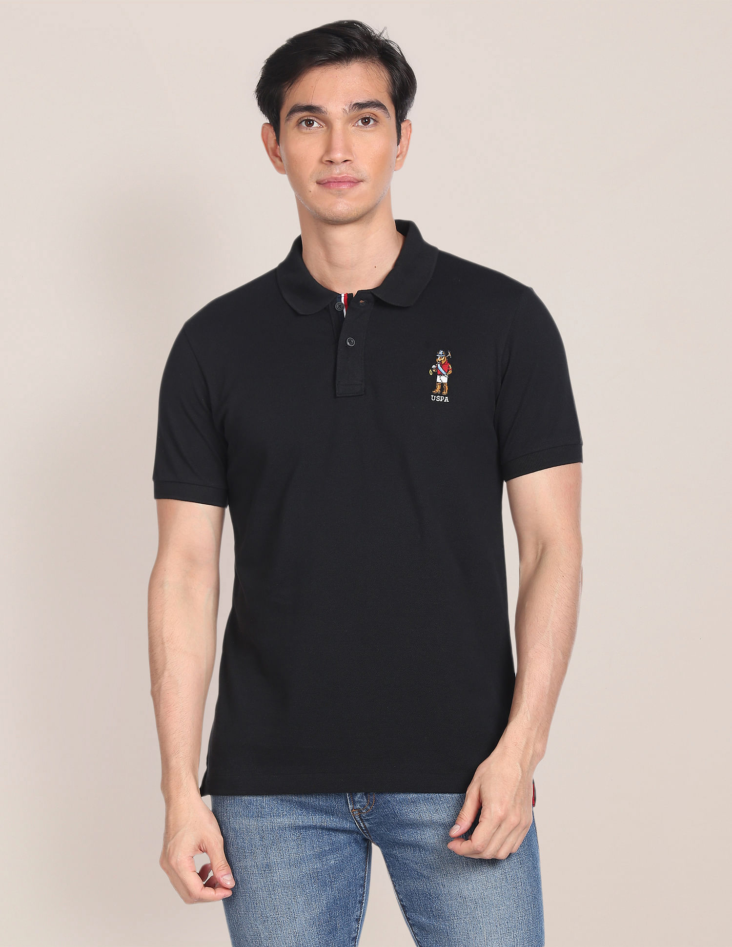 U.S. Polo Assn. Cotton Mascot Polo Shirt