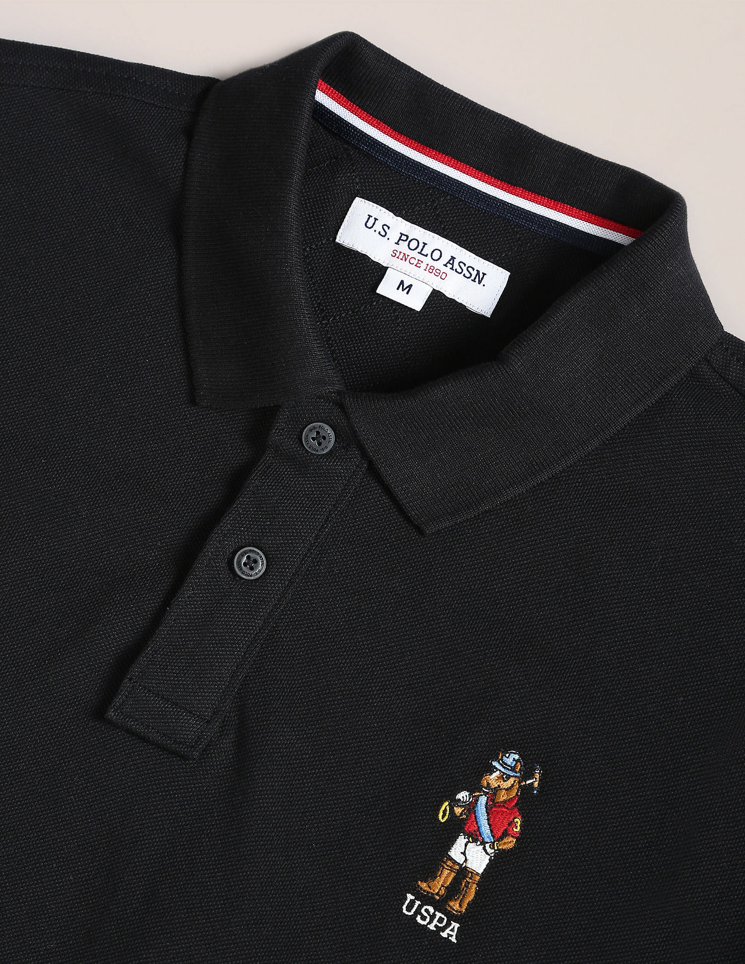 U.S. Polo Assn. Cotton Mascot Polo Shirt