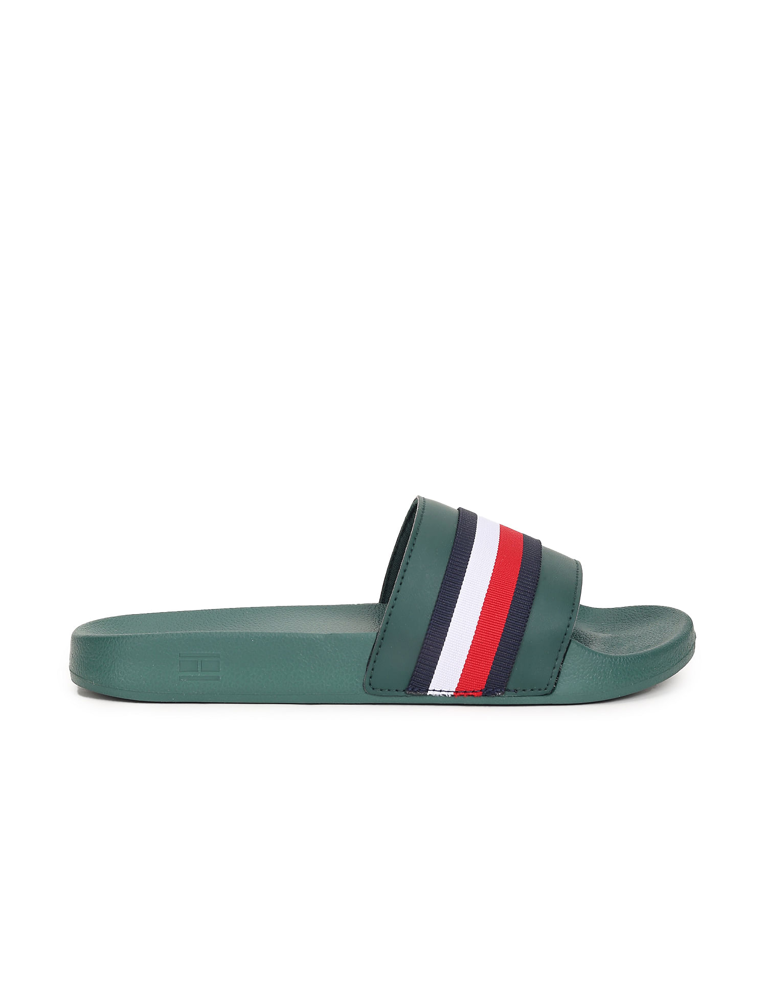 Buy Tommy Hilfiger Women Striped Corporate Slides NNNOW