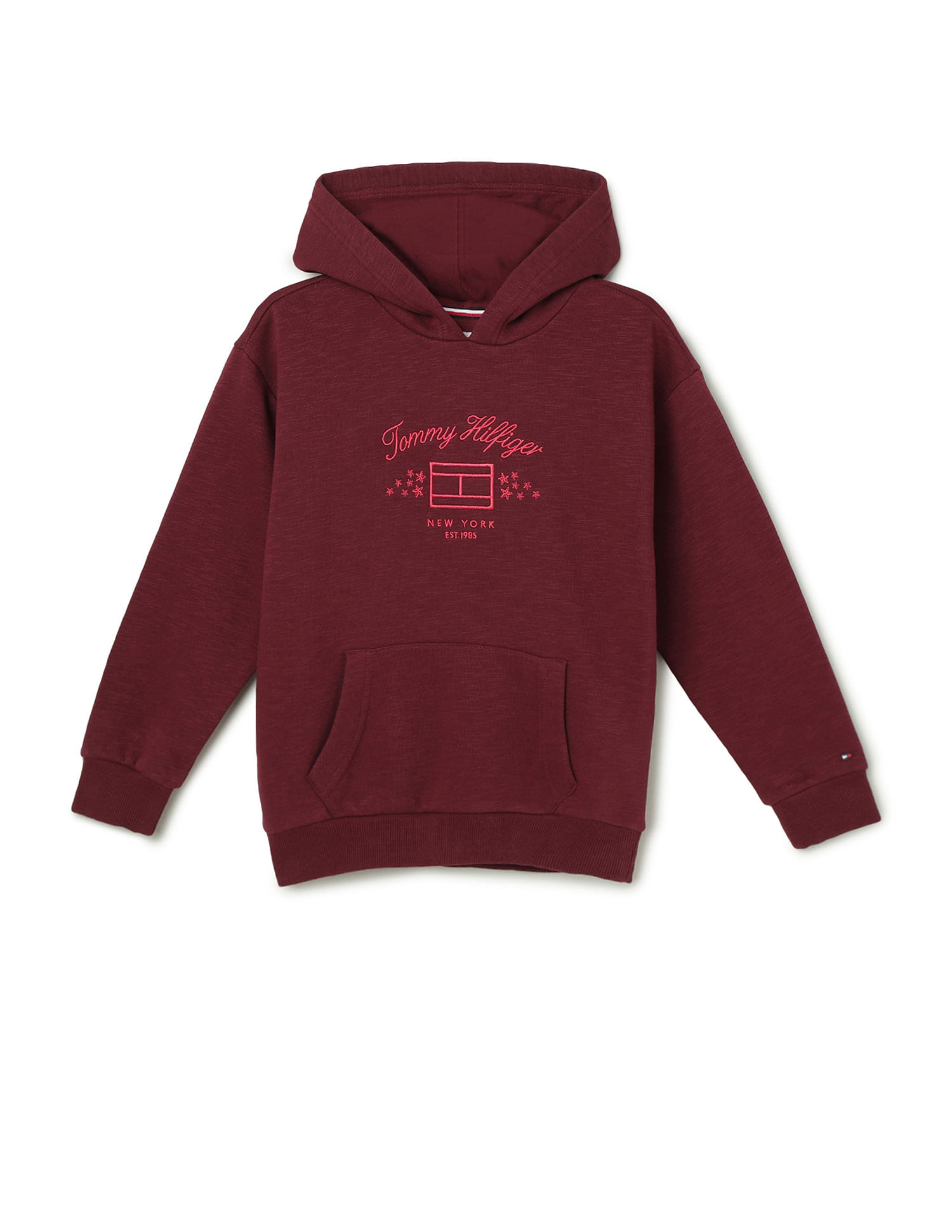 Tommy Hilfiger Kids Girls Flag Slub Fleece Sweatshirt