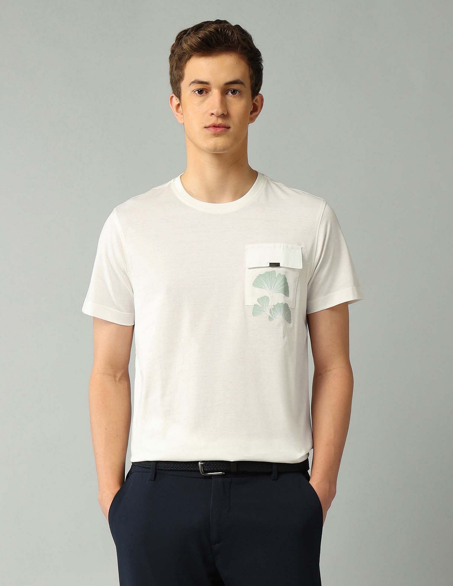 Arrow Newyork Floral Printed Regular Fit T-Shirt