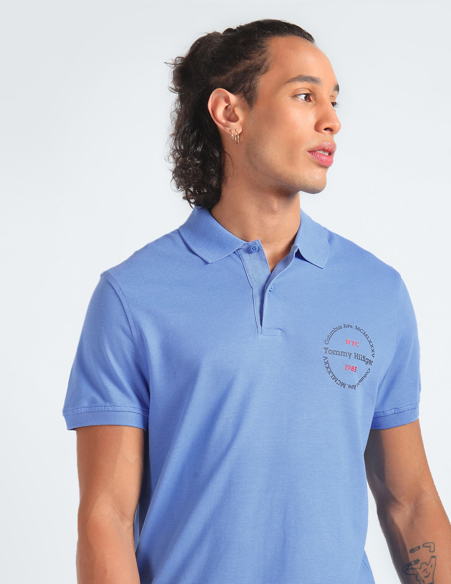 Buy Roundall Hilfiger Tommy Polo Shirt Logo