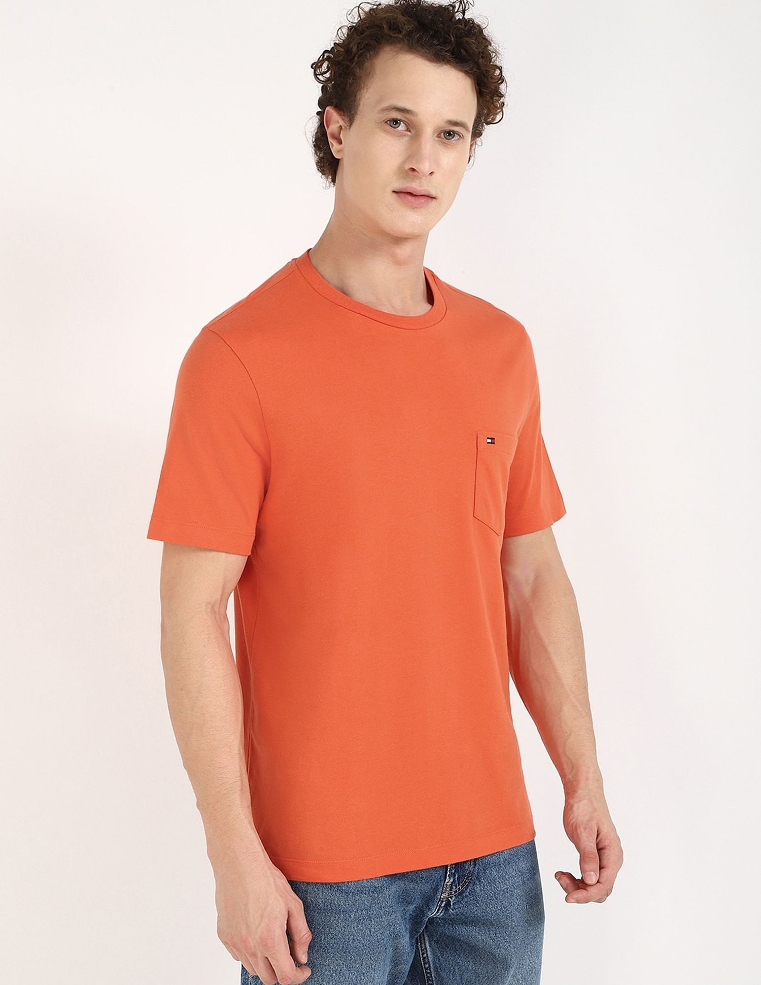 Tommy Hilfiger Solid Regular-Fit Cotton T-Shirt