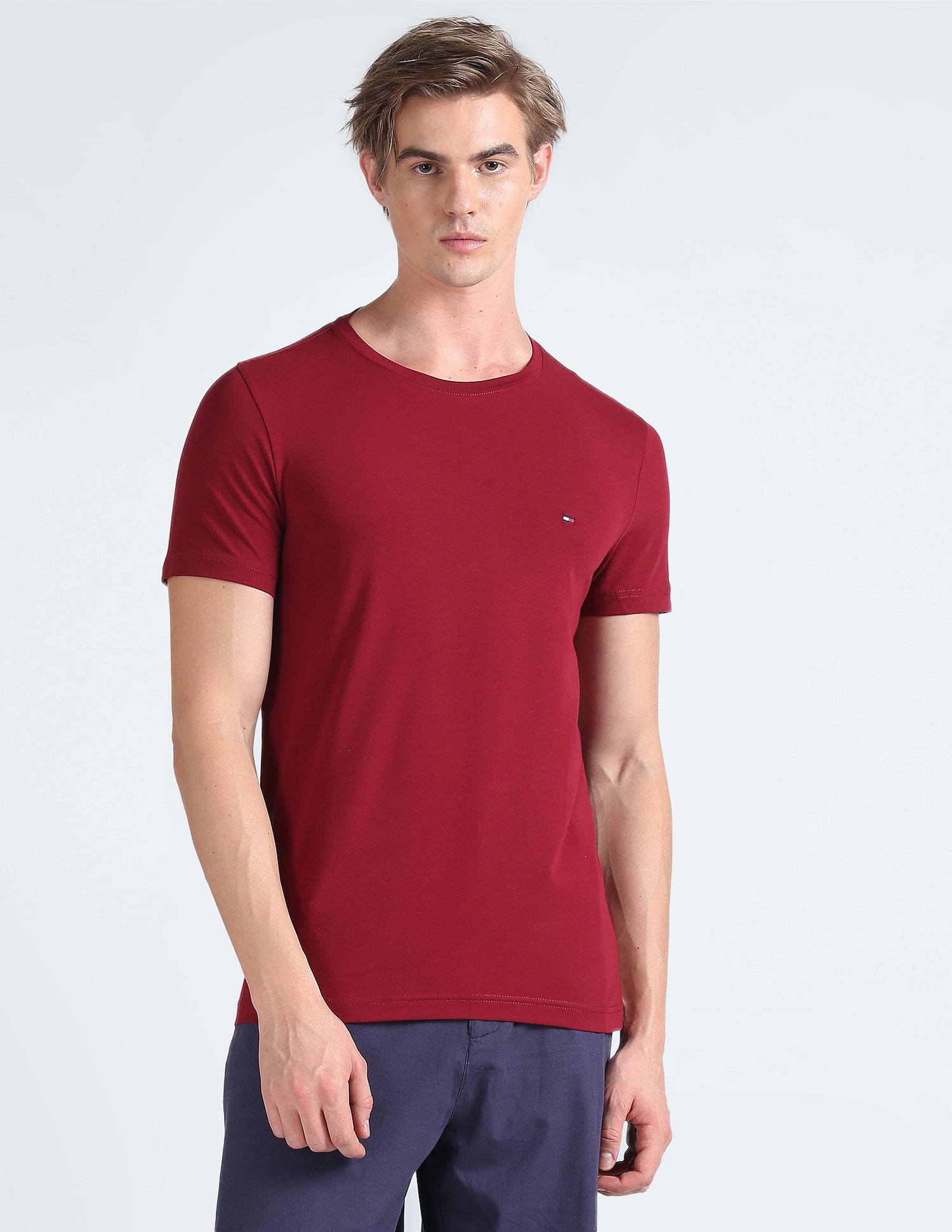 Tommy Hilfiger Transitional Organic Cotton Stretch Slim Fit T-Shirt