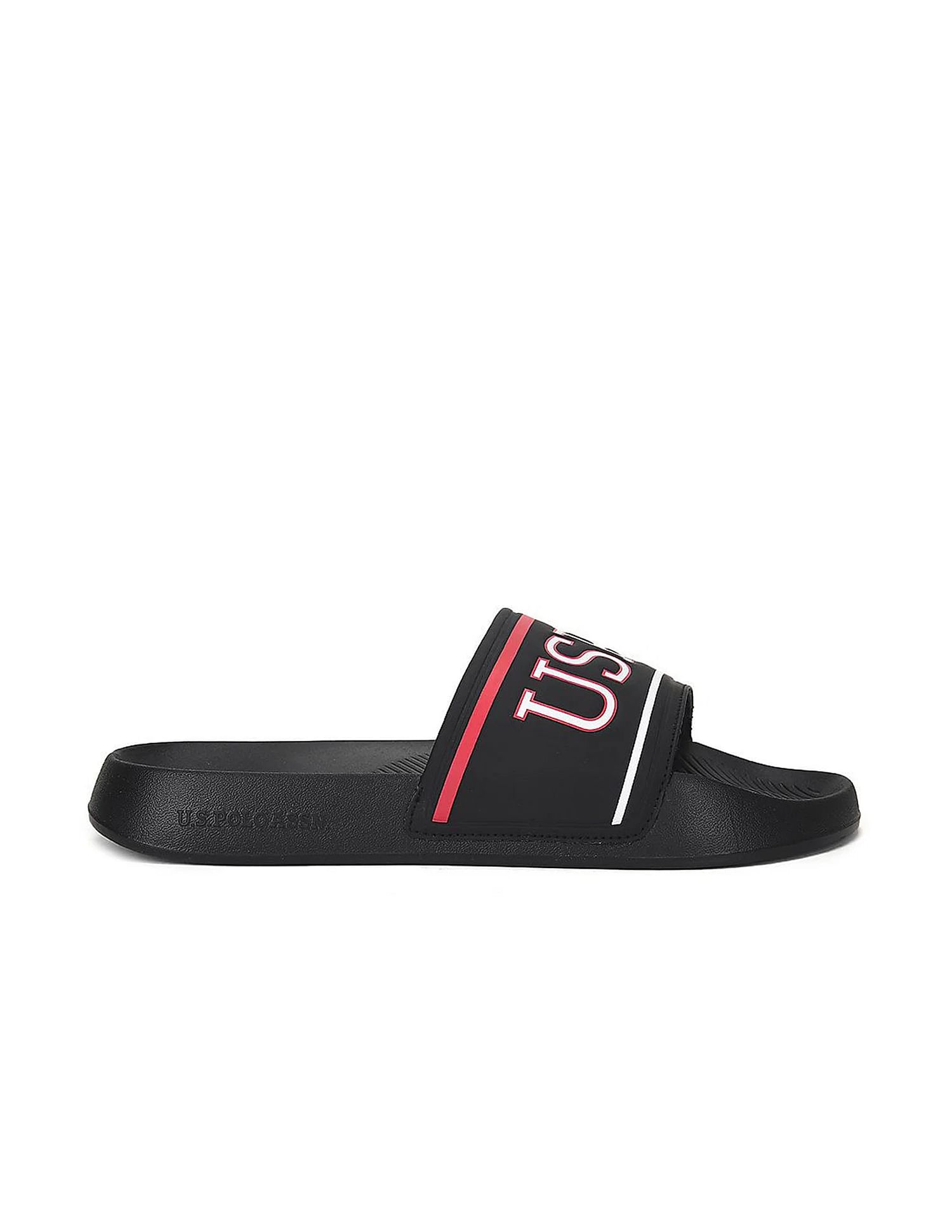 U.S. Polo Assn. Men Brand Print Cloyee 5.0 Slides