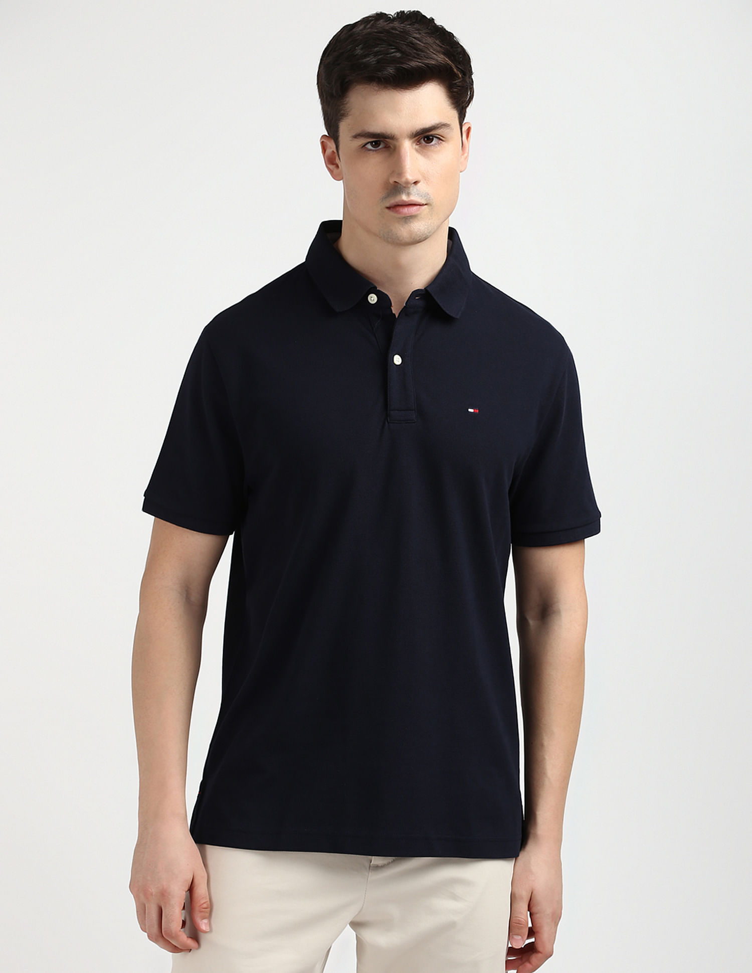 Tommy Hilfiger Short Sleeve Solid Polo Shirt