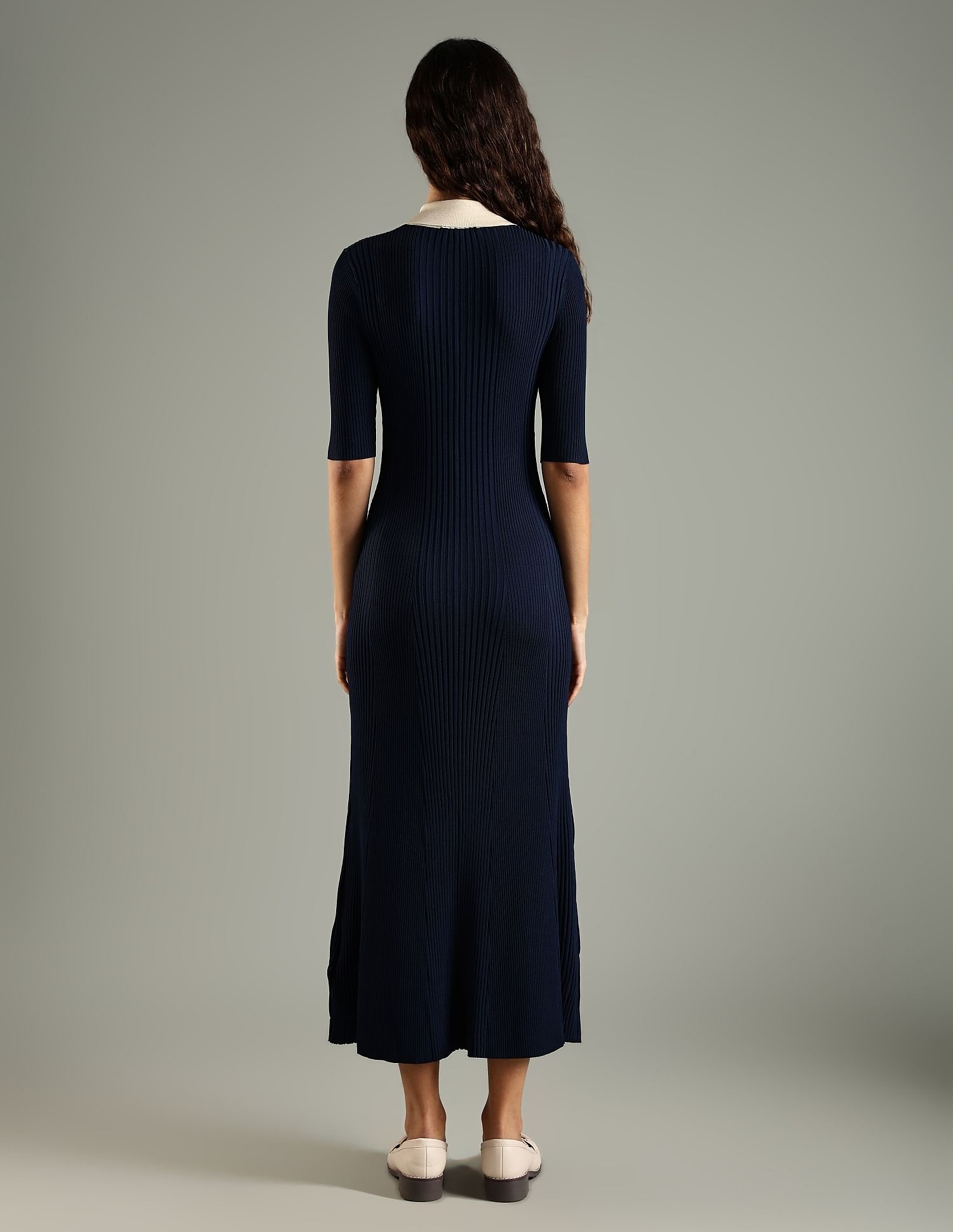 Tommy Hilfiger Viscose Polo Collar T-Shirt Dress