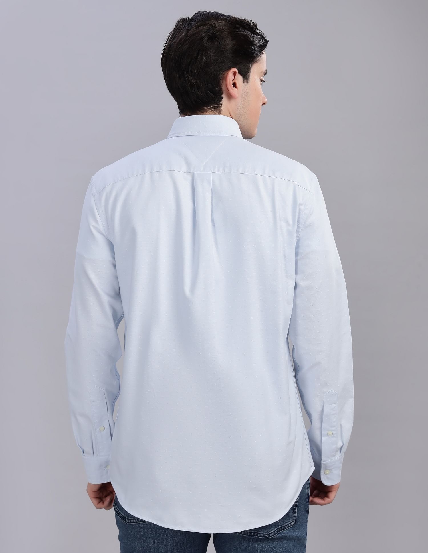 Tommy Hilfiger Solid Regular-Fit Oxford Woven Shirt