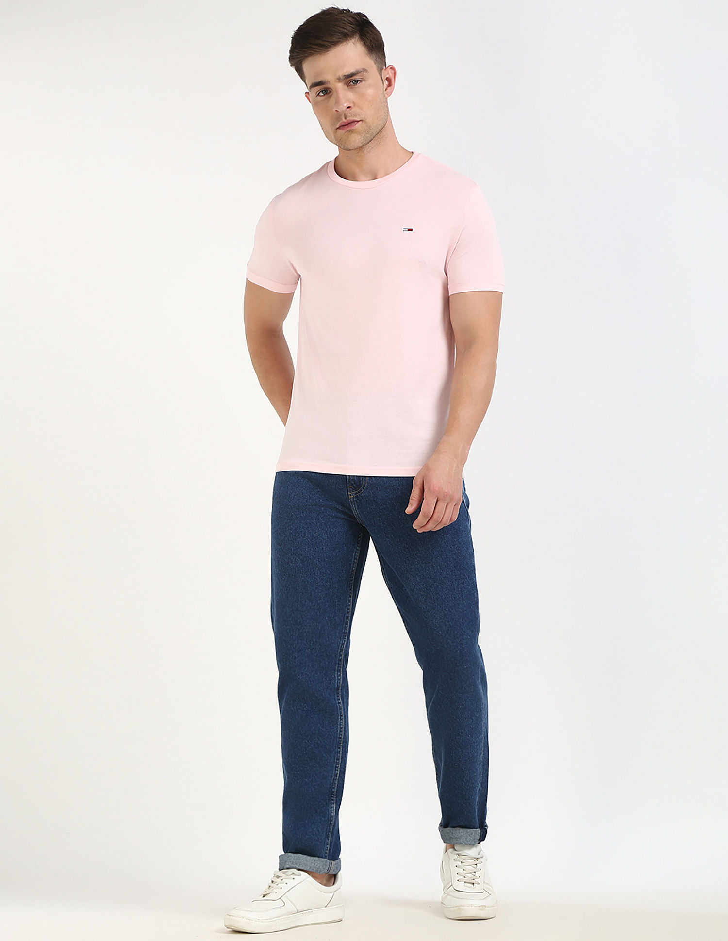 Tommy Hilfiger Solid Slim-Fit Cotton T-Shirt