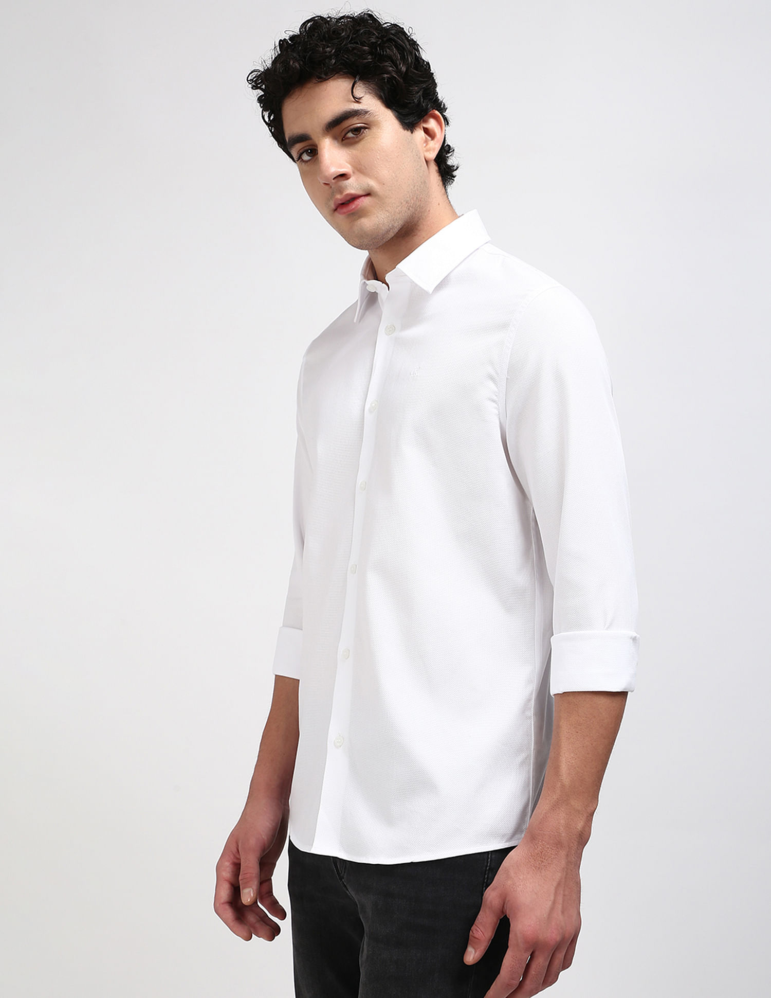 Calvin Klein Jeans Honeycomb Structure Shirt